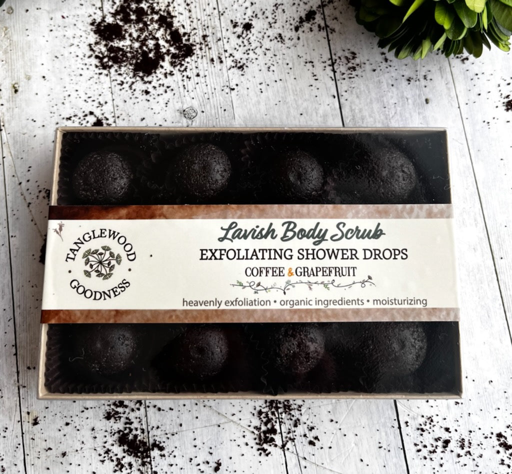Body Scrub Drops ~ exfoliating shower drops wholesale. Min of 5.